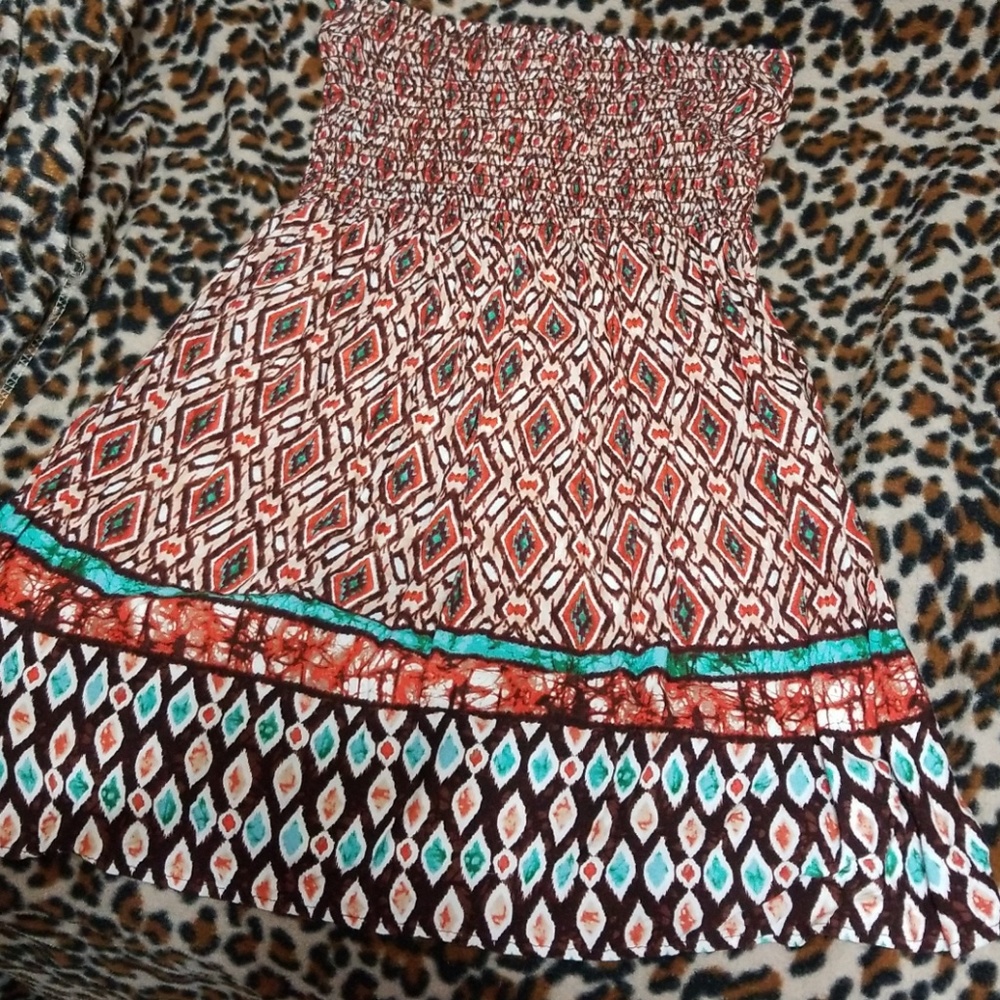 Strapless blouse